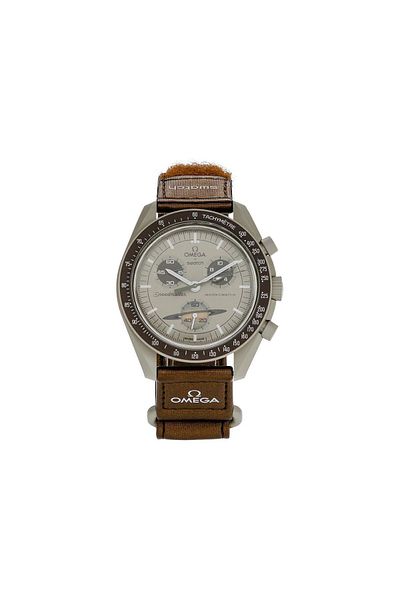 Swatch Omega Bioceramic - Heart Clock with Saturn Mission