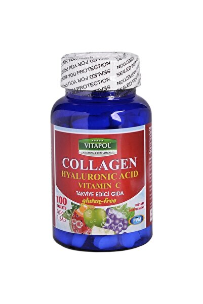 Vitapol Collagen Hyaluronic Acid Vitamin C 100 Tablets