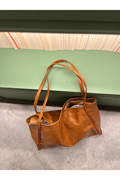 heybelprive Taba Özel Tasarım Omuz Çantası, Salaş Günlük Vintage Çanta