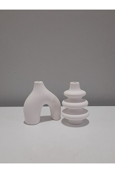 Daisy Minimal Vazo Set 2'li Bohem Biblo Minyatür