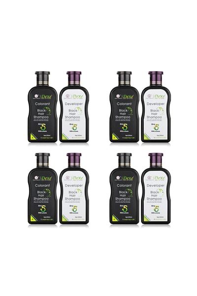 Dexe Advantage Set of 4 - Hair Whitening Shampoo 200 ml