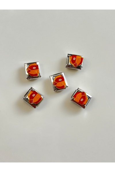 ilvesa shop Nomi Taraftar Italyan Çelik Charm 1 Adet