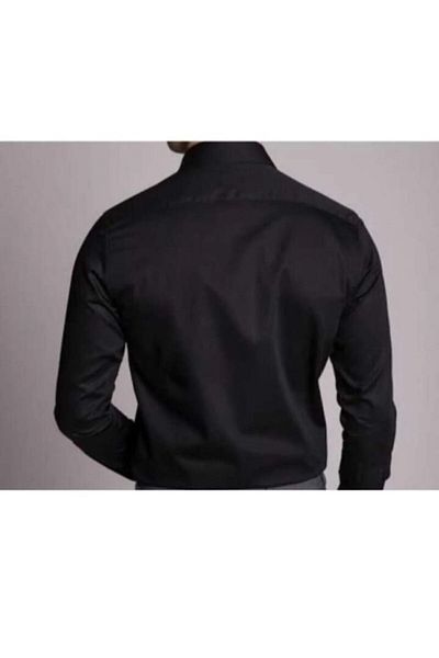ADVANTE DAYBOGLU LONG SLEEVE SLIM FIT COTTON SATIN MEN'S SHIRT