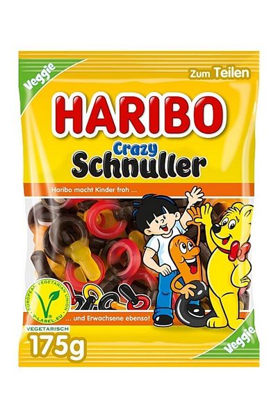 Haribo Crazy Schnuller Veggie 175 g