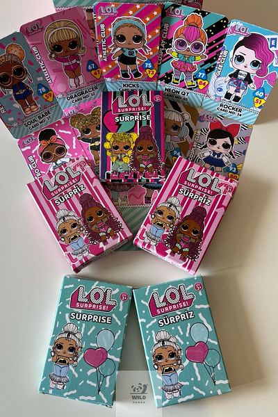 wildpanda L.O.L Surprise Baby 2024 Playing Cards 5 Box 50 pcs Game Cards
