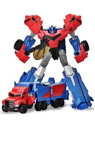 CAN Toy Transwarrior Optimus Prime Transformable Robot into a Car 20 cm Optimus Prime