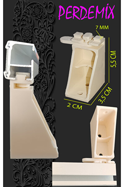 PERDE Mix Katlamalı Perde Mekanizma Portrayı, Montaj Aparatı 5 Cm 4 Adet