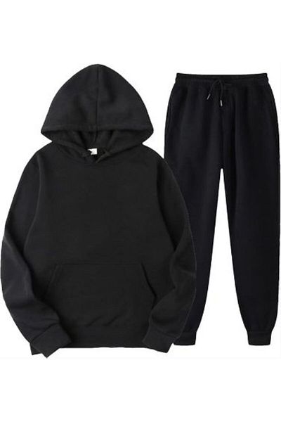 YAĞTU COLLECTİON Σετ αθλητικής φόρμας Kangaroo Pocket Hooded 2 Thread - Σετ για κορίτσια και αγόρια