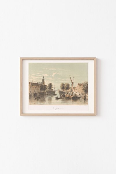 epiqart Delfshaven - إطار خشبي منقوش