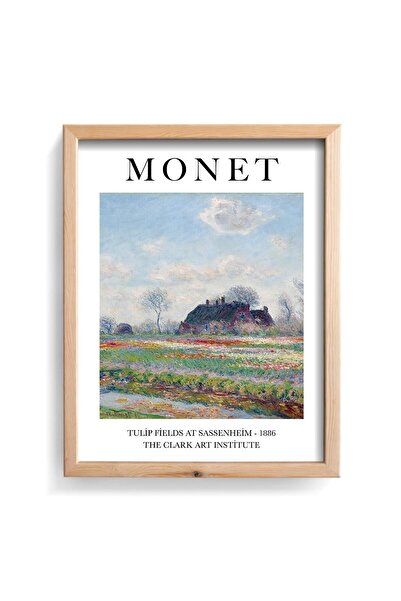 epiqart Culturile de lalele din Sassenheim - Cadru cu model din lemn