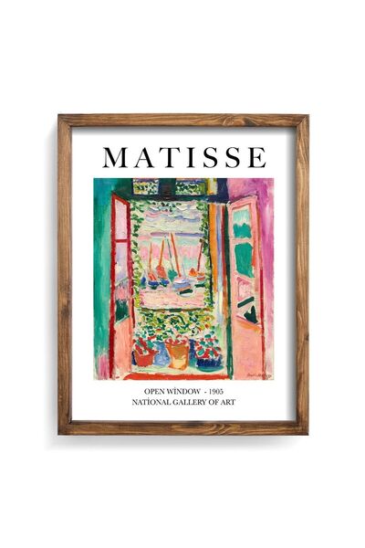 epiqart H. Matisse - Wooden Patterned Frame
