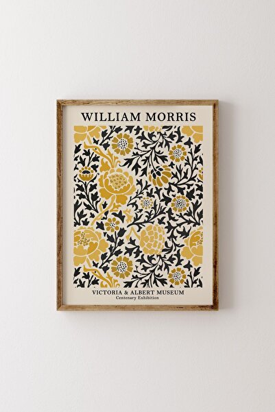 epiqart William Morris - Ahşap Desenli Çerçeve