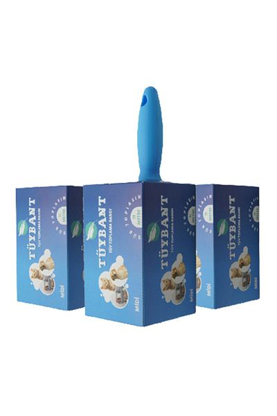 Tüybant Midi + 2 Spare Feather Collector Roll Cat Dog Feather Bristle Dust Collection Roller
