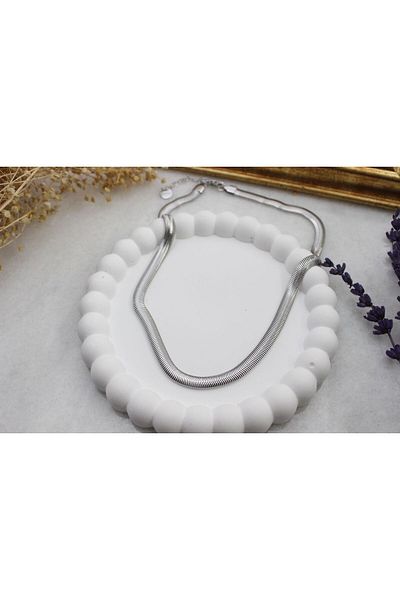 yiğit aksesuar Italian Steel Chain Necklace