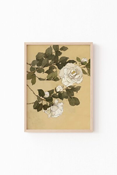 epiqart Ξύλινο Πλαίσιο με σχέδιο - Λουλούδια