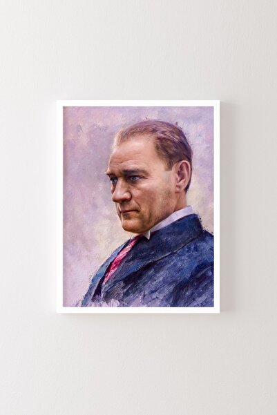epiqart الإطار الأبيض - صورة أتاتورك