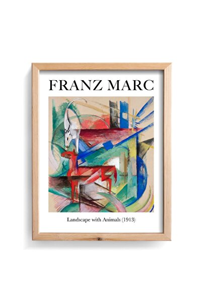 epiqart Franz Marc - Ramă cu model din lemn