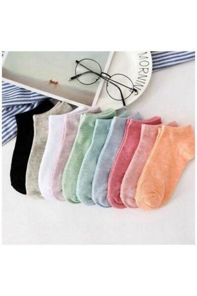 PİJAMMA Carrier Plus Socks Women's 9 Pieces Economical Multi-Colored Booties