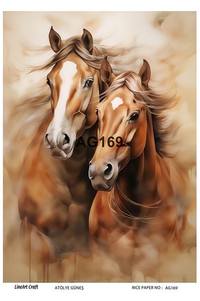 LİNEART Brass Patterned Lineart Decopage Paper - La-Ag169