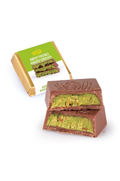 Bolçi SÜTLÜ FISTIKLI KADAYIF DOLGULU DUBAİ ÇİKOLATASI 16 GR 5 ADET