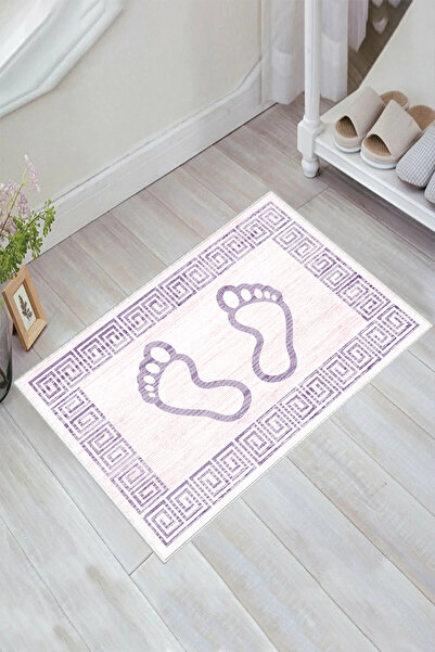 Thalia Home Χαλάκι μπάνιου Footprint 40cmx60cm Ροζ Χαλάκι
