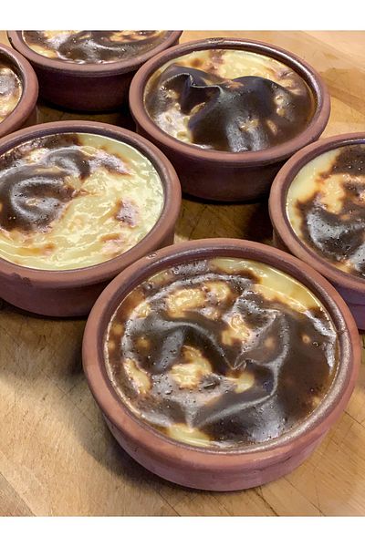 Nuray Home 6-Piece Soil Rice Pudding Crock Soil Bowl Small Crock