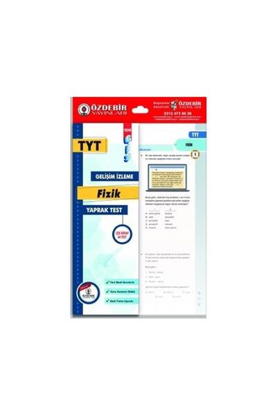 Genel Markalar Tyt Gelişim Izleme Fizik Yaprak Testleri Özdebir Yayınları