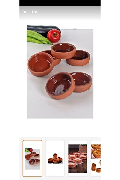 Genel Markalar 6 Lı Toprak Güveç Sütlaç Kabı