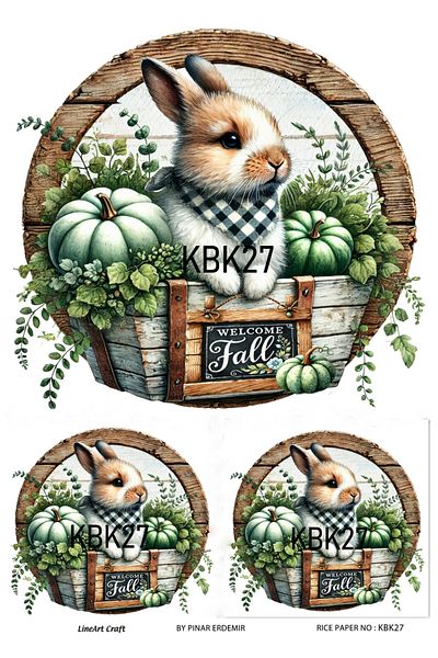 LİNEART Brass Decopage Paper Lineart - La-Kbk27