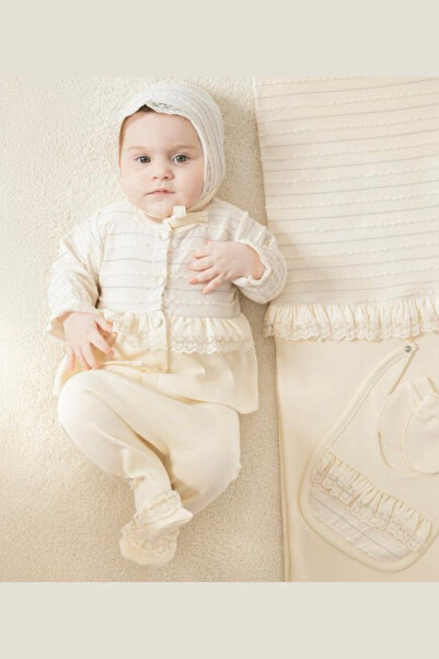 Cherub Baby طقم بدلة خروج من المستشفى مكونة من 10 قطع من القطن بنسبة 100% مكش...