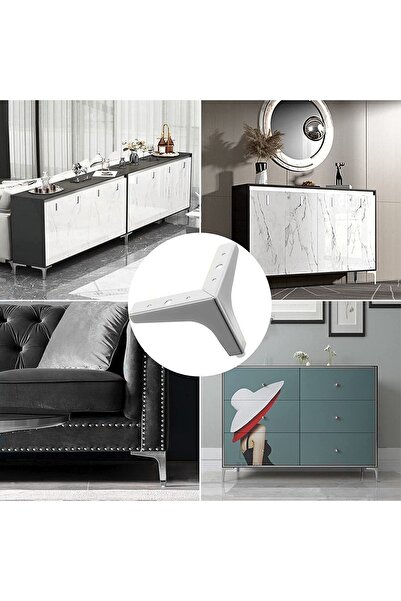 ALBATROS 15 Cm Modern Model Krom Metal Mobilya, Dolap, Koltuk, Kanepe, Tv Üni...