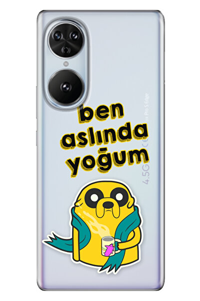 Reeder S19 Max Pro S Edge Uyumlu Kılıf Desenli Baskılı Silikon Ben Aslında Yoğum