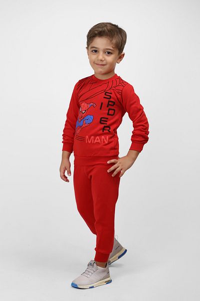 BUUFUU Boy's Spiderman Printed Suit - Buy Size Larger