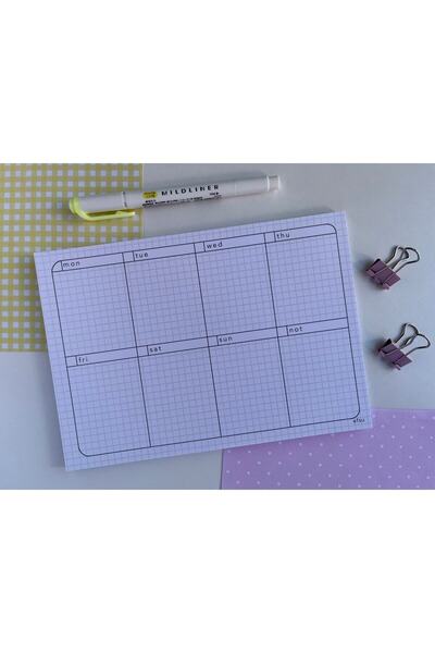Efsu B5 Basic Planlayıcı Memopad/notepad/defter