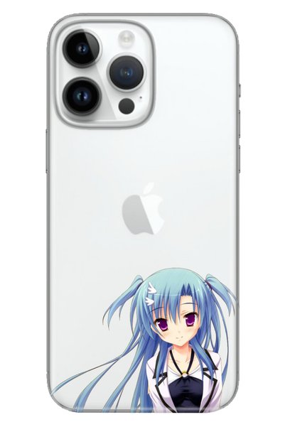 Cekuonline iPhone 16 Pro Max Case Silicone Printed 16 Pro Max Cover Blue Anim...