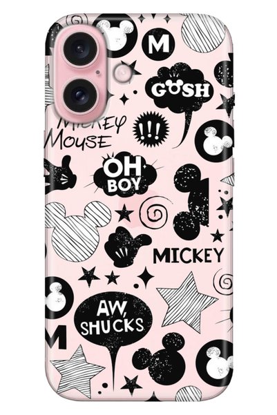 Cekuonline iPhone 16 Plus Case Phone Case 16 Plus Printed Mickey