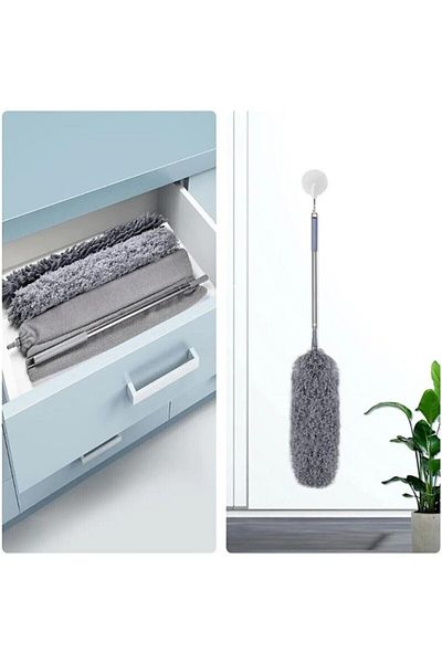 alltheclean MissClean Microfiber Magnetic Anti-static Bendable Dust Removal 3 Pieces Full Set with Extendable Handle