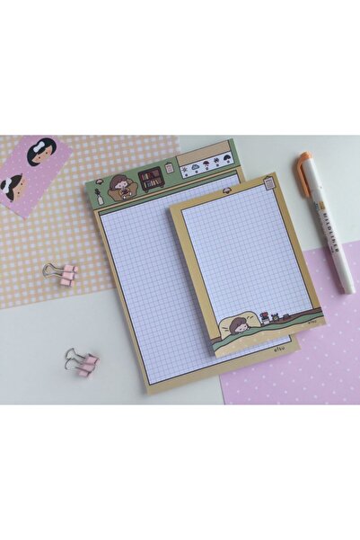 Efsu Nude Poly Set Memopad/notepad/defter