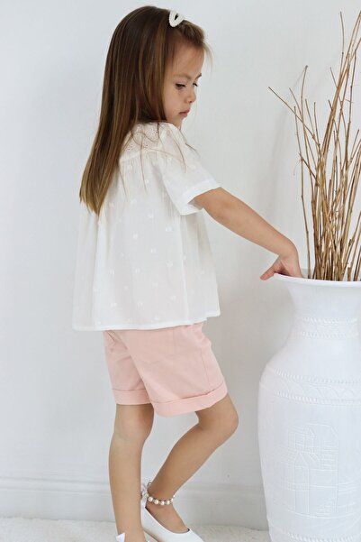 Sevimli Top and Bottom as Set, Shorts Set, Blouse, Shirt, Summer, Summer Set, Shorts, Girl