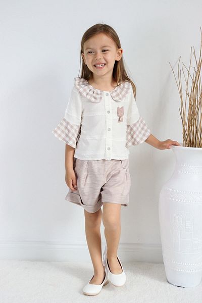 Sevimli Top and Bottom as Set, Shorts Set, Blouse, Shirt, Summer, Summer Set, Shorts, Girl