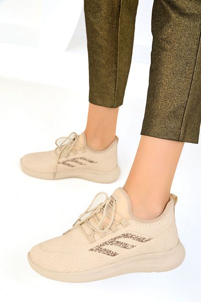 SOHO Beige Sneaker 19544 - Damen