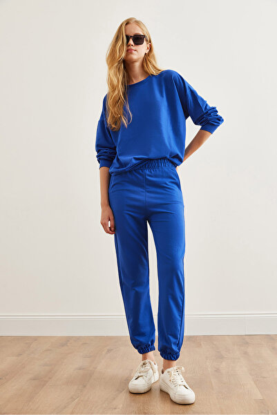 Olalook Saks kék női tréningruha szett - ETKM- 0000069