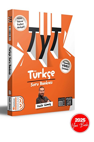 Benim Hocam Yayınları 2025 TYT Türkçe Tamamı Video Çözümlü Soru Bankası Benim...