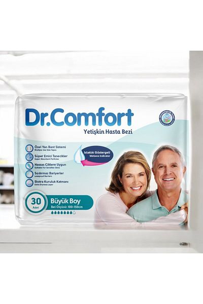 Dr.Comfort Dr Comfort 30Lu Large Patient Diapers 2 Pack