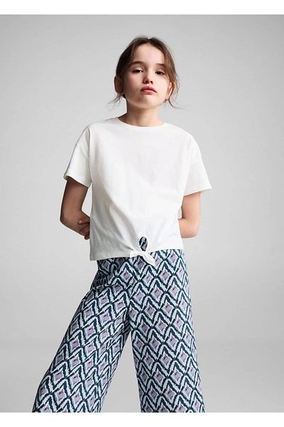 MANGO Kids Tricou Alb Pentru Copii