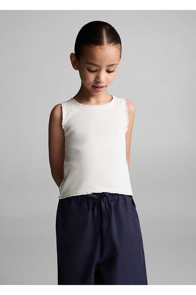 MANGO Kids Μπλουζάκι με ραβδώσεις