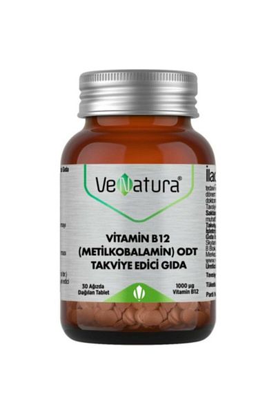 VeNatura Vitamin B12 - Methylkoblamin Odt 30 Tablets