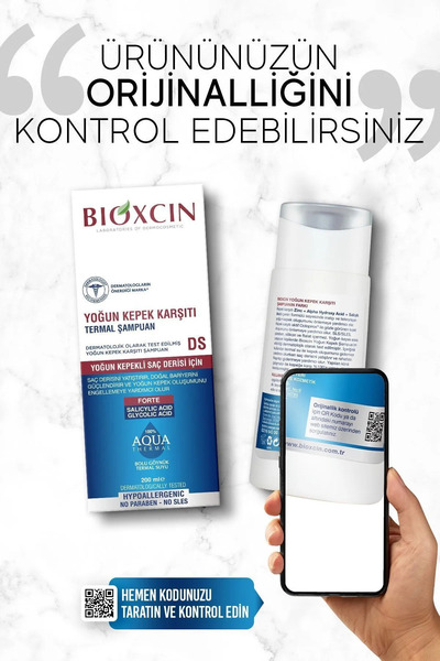 Bioxcin Aqua Thermal Ds Yoğun Kepek Karşıtı Şampuan 200 ml 5'li