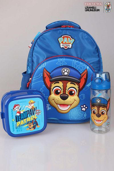 PAW PATROL Colecția New Season School Adventure - Licențiată, ghiozdan și cutie de prânz