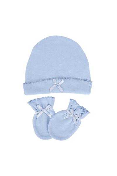 Sevi Bebe Sevibebe Baby Hat Gloves Set Newborn 0-3 months 99